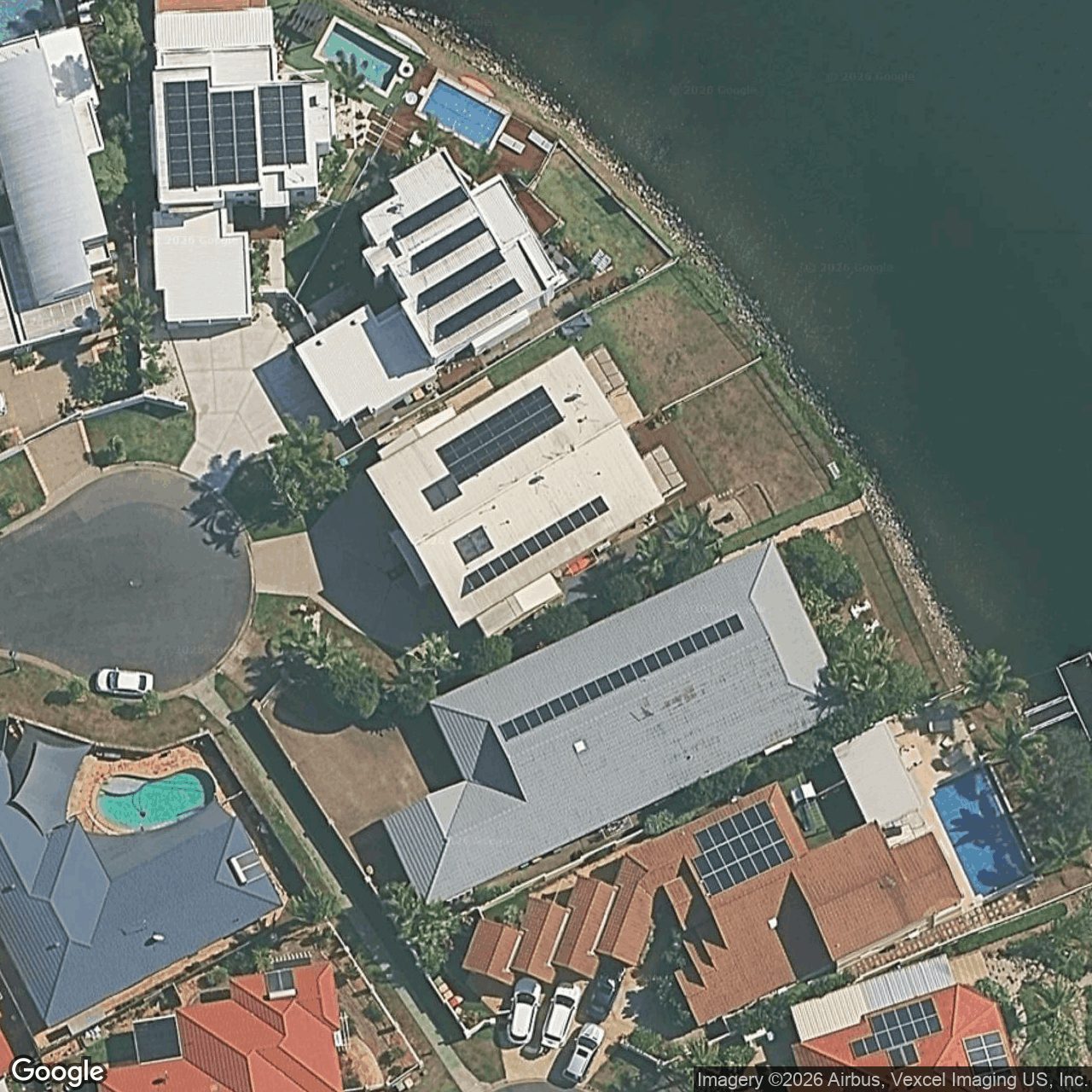 Aerial view of 2/2 Washington Court