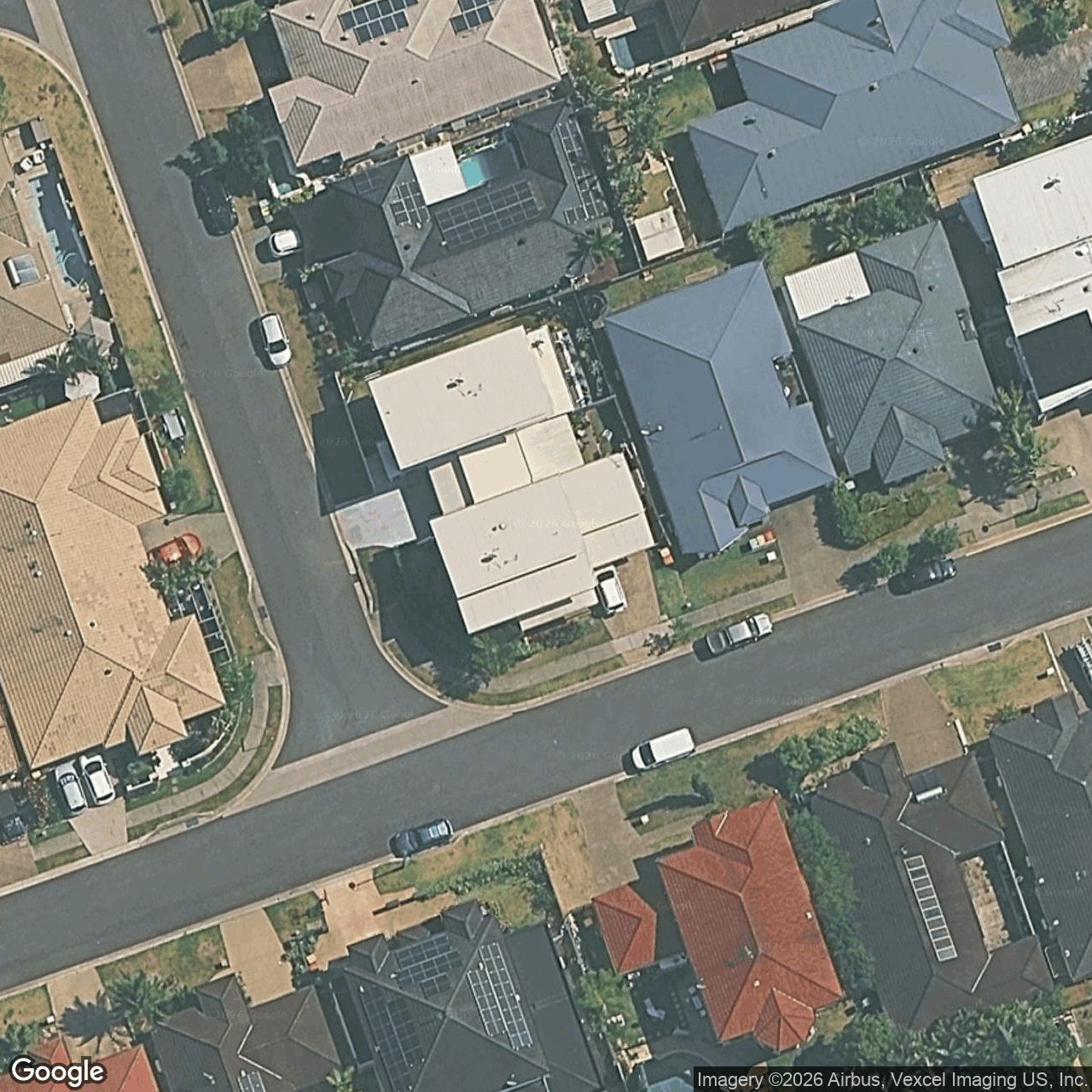 Aerial view of 7 Palma Crescent