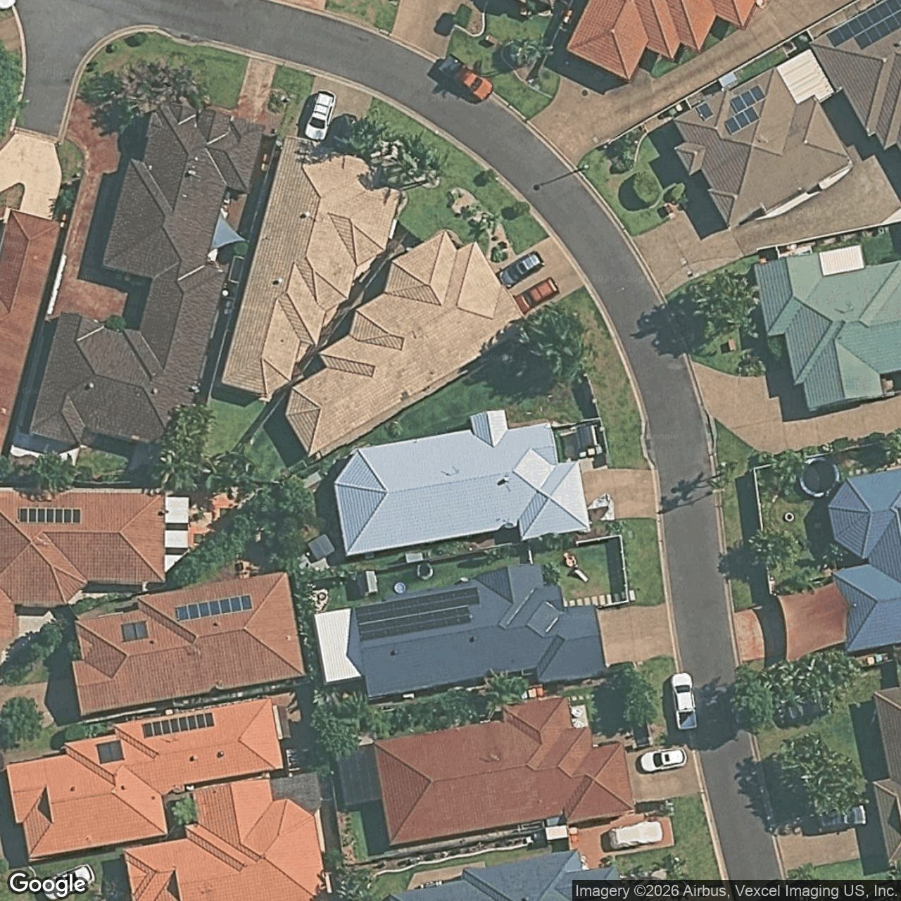 Aerial view of 12 Randwick Court, Varsity Lakes QLD 4227