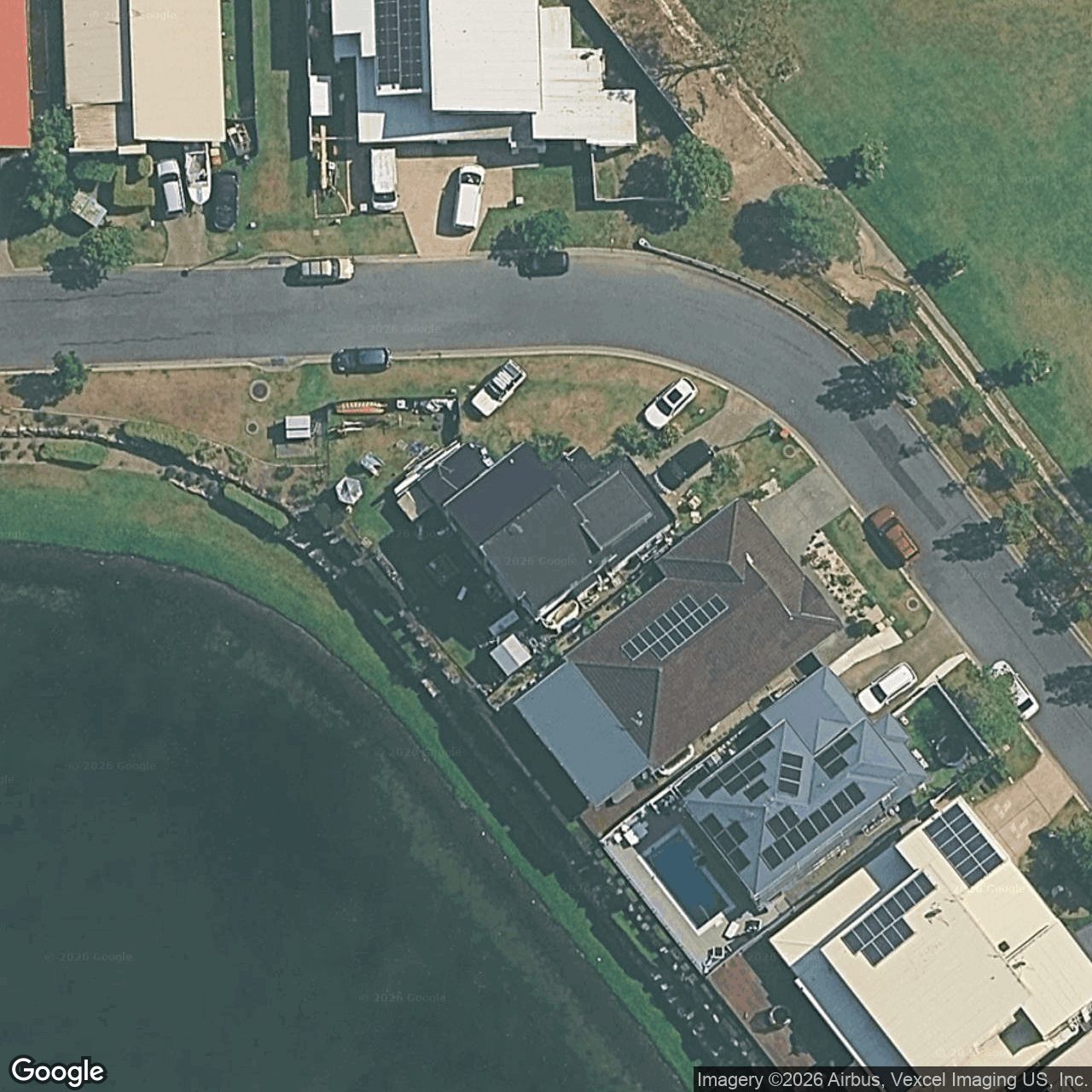 Aerial view of 1 Marks Drive, Varsity Lakes QLD 4227
