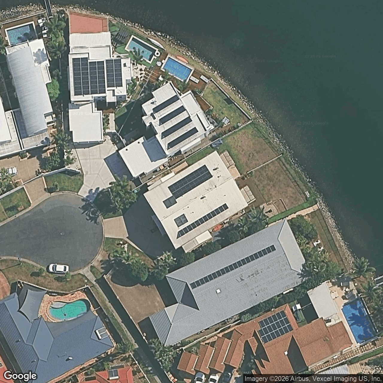 Aerial view of 1/2 Washington Court