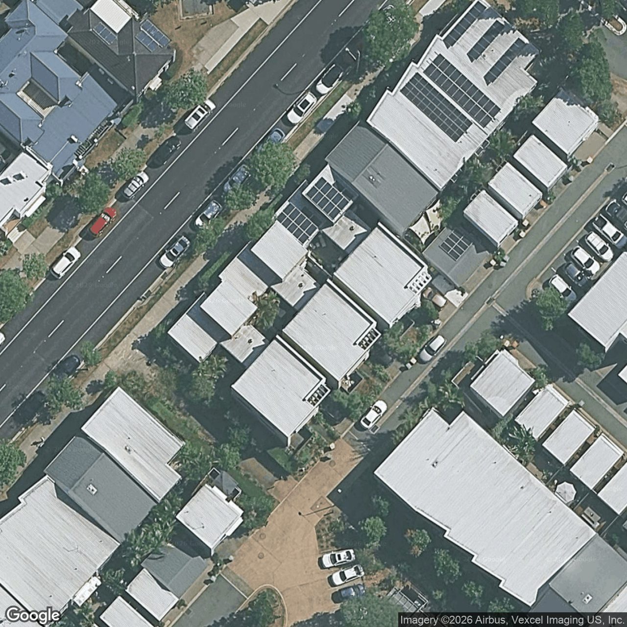 Aerial view of 141 Varsity Parade, Varsity Lakes QLD 4227