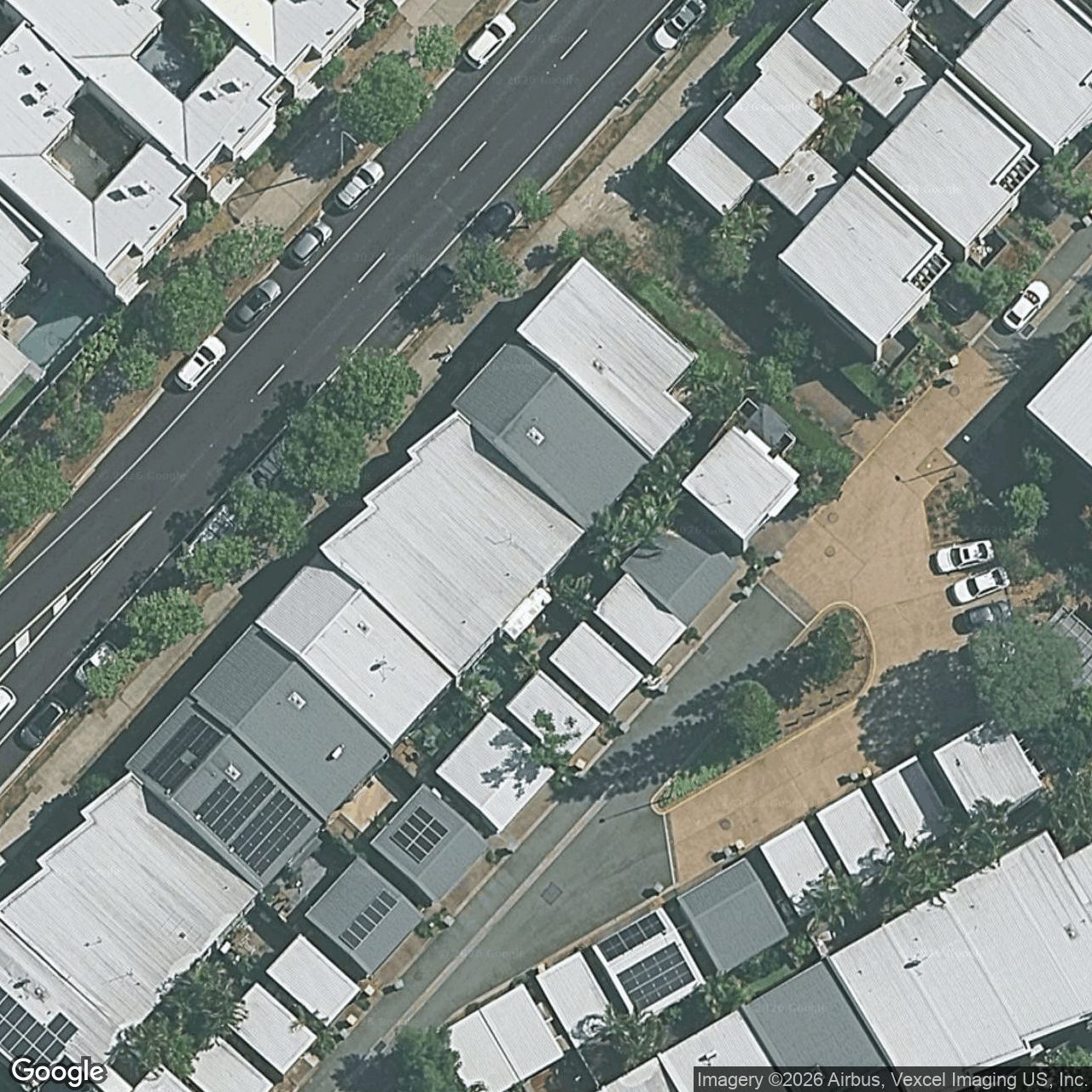 Aerial view of 133 Varsity Parade, Varsity Lakes QLD 4227