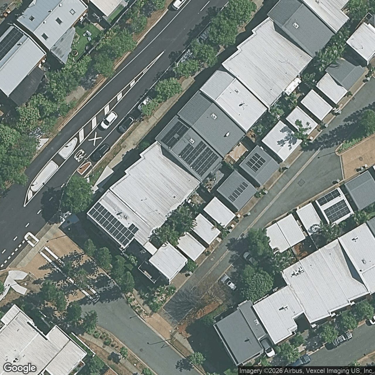 Aerial view of 121 Varsity Parade, Varsity Lakes QLD 4227
