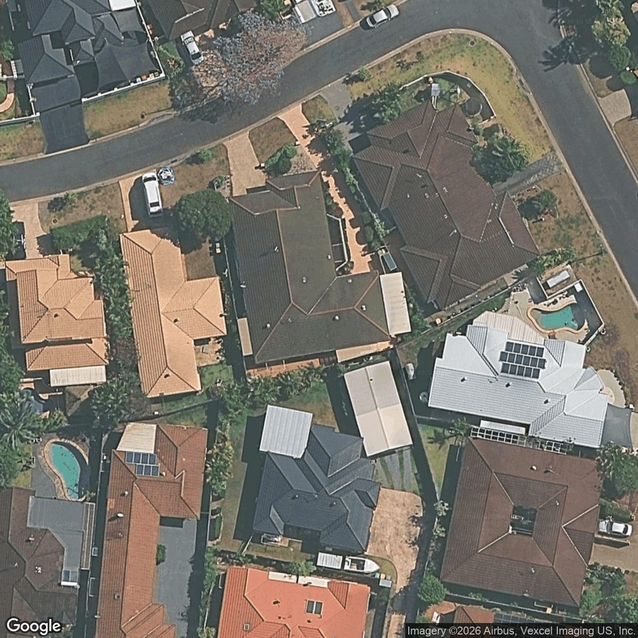 Aerial view of 2/12 Washington Court