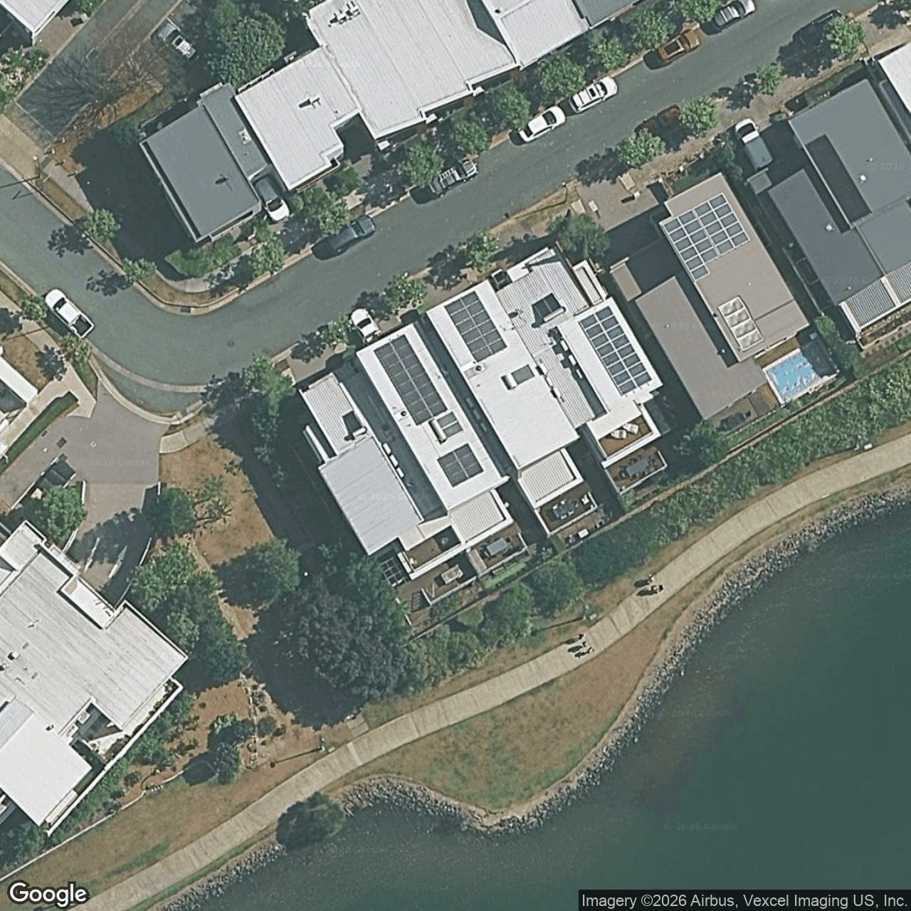 Aerial view of 5 Lakefront Crescent, Varsity Lakes QLD 4227