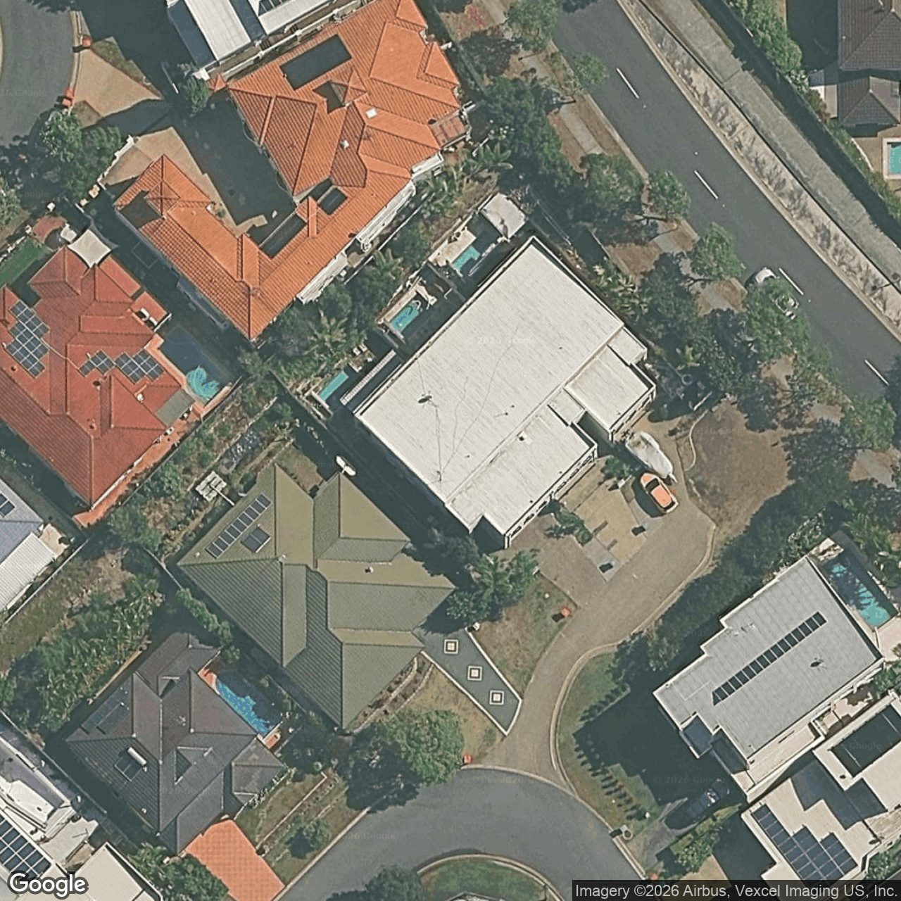 Aerial view of 1/24 Mapleton Circuit