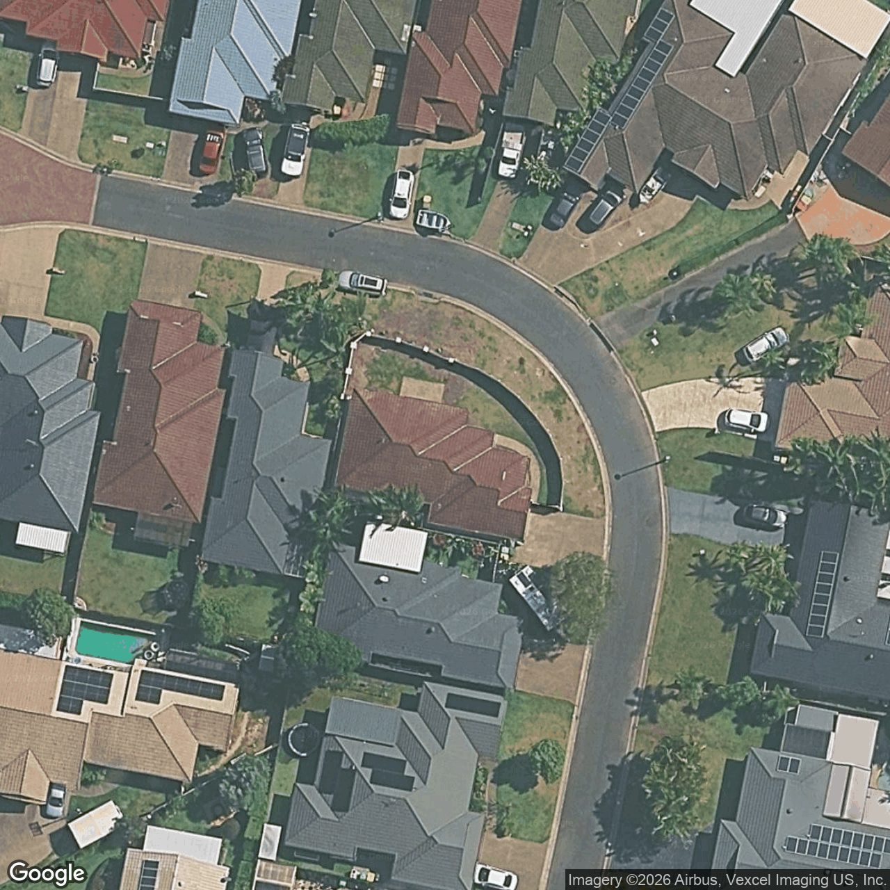 Aerial view of 2/10 Thornleigh Crescent