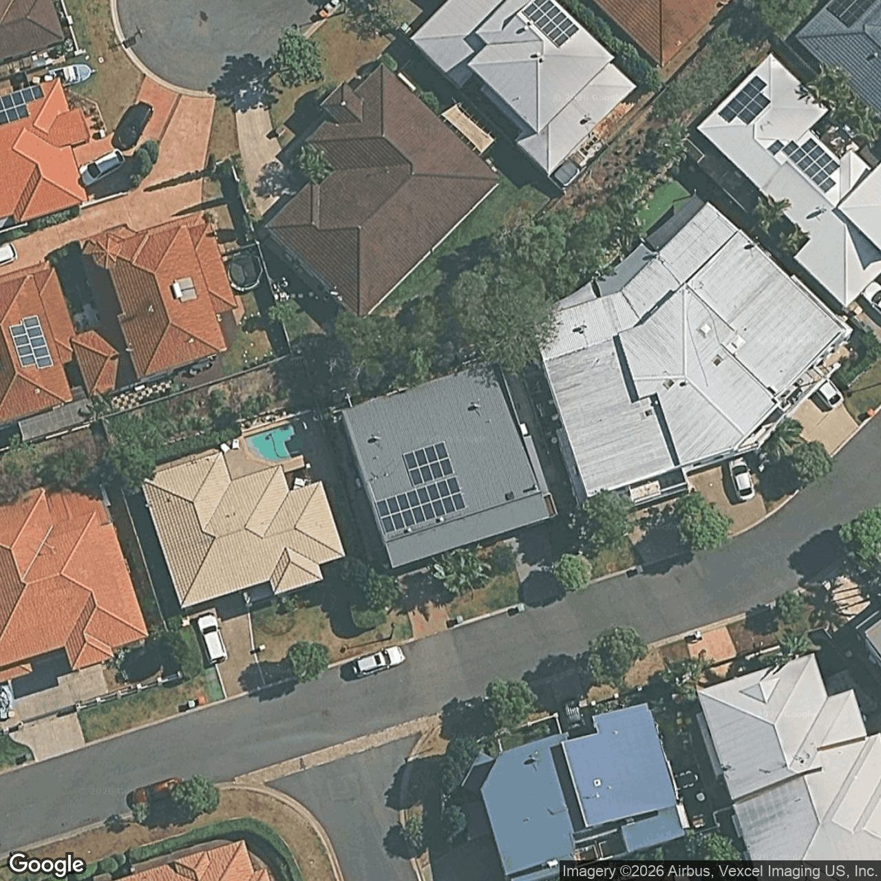 Aerial view of 8 Mapleton Circuit, Varsity Lakes QLD 4227