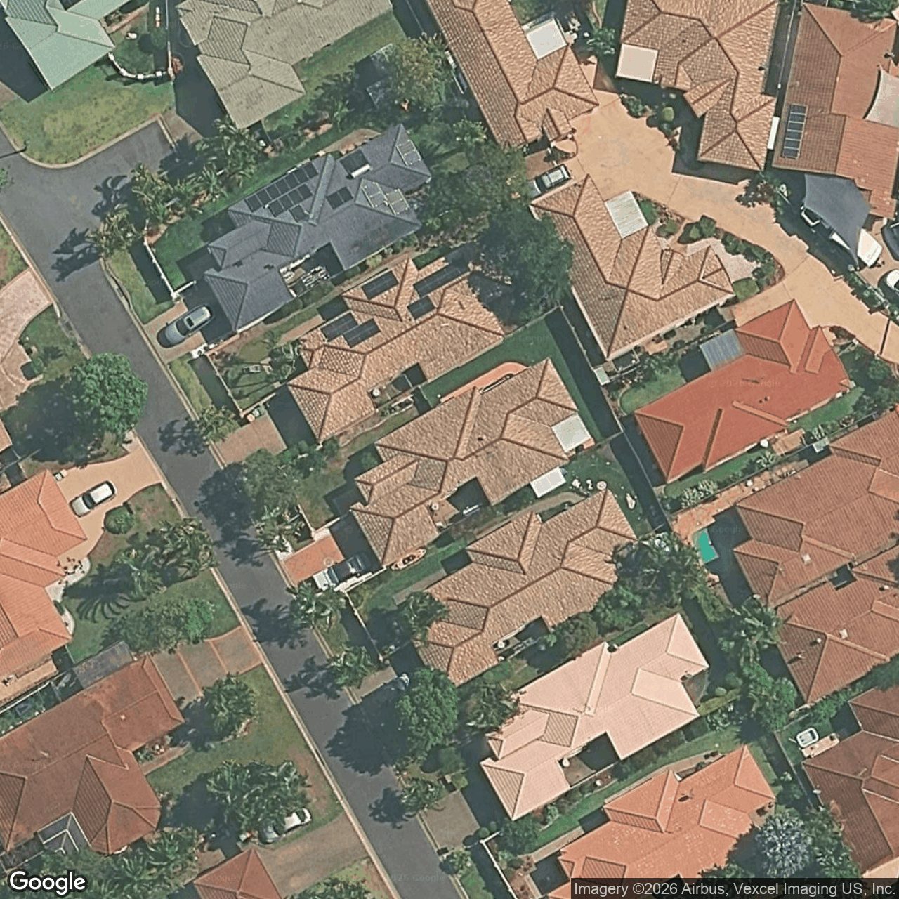 Aerial view of 37 Belrose Boulevard, Varsity Lakes QLD 4227
