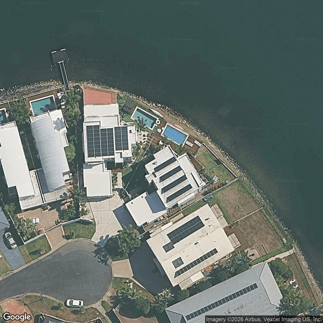 Aerial view of 1 Washington Court, Varsity Lakes QLD 4227