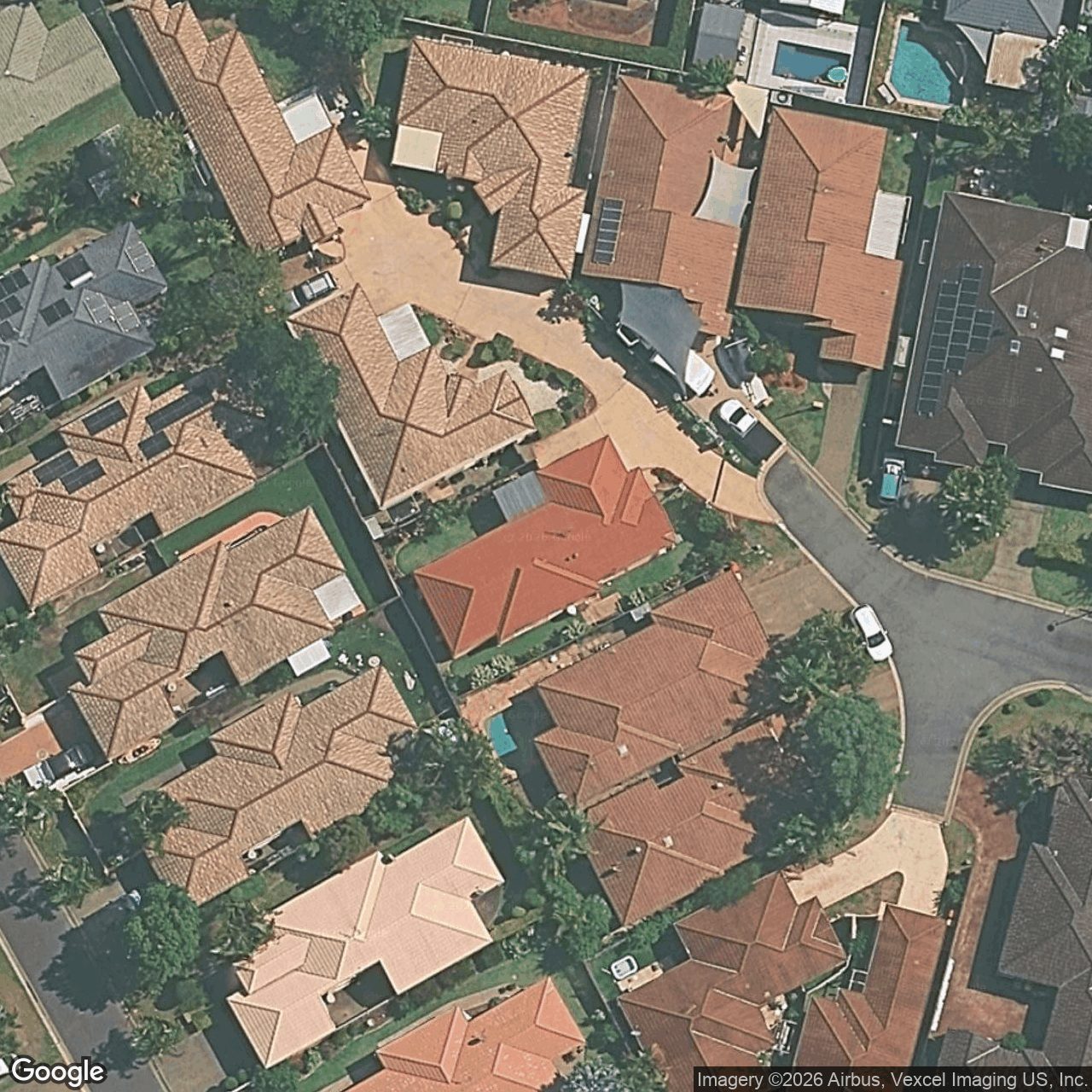 Aerial view of 22 Randwick Court, Varsity Lakes QLD 4227