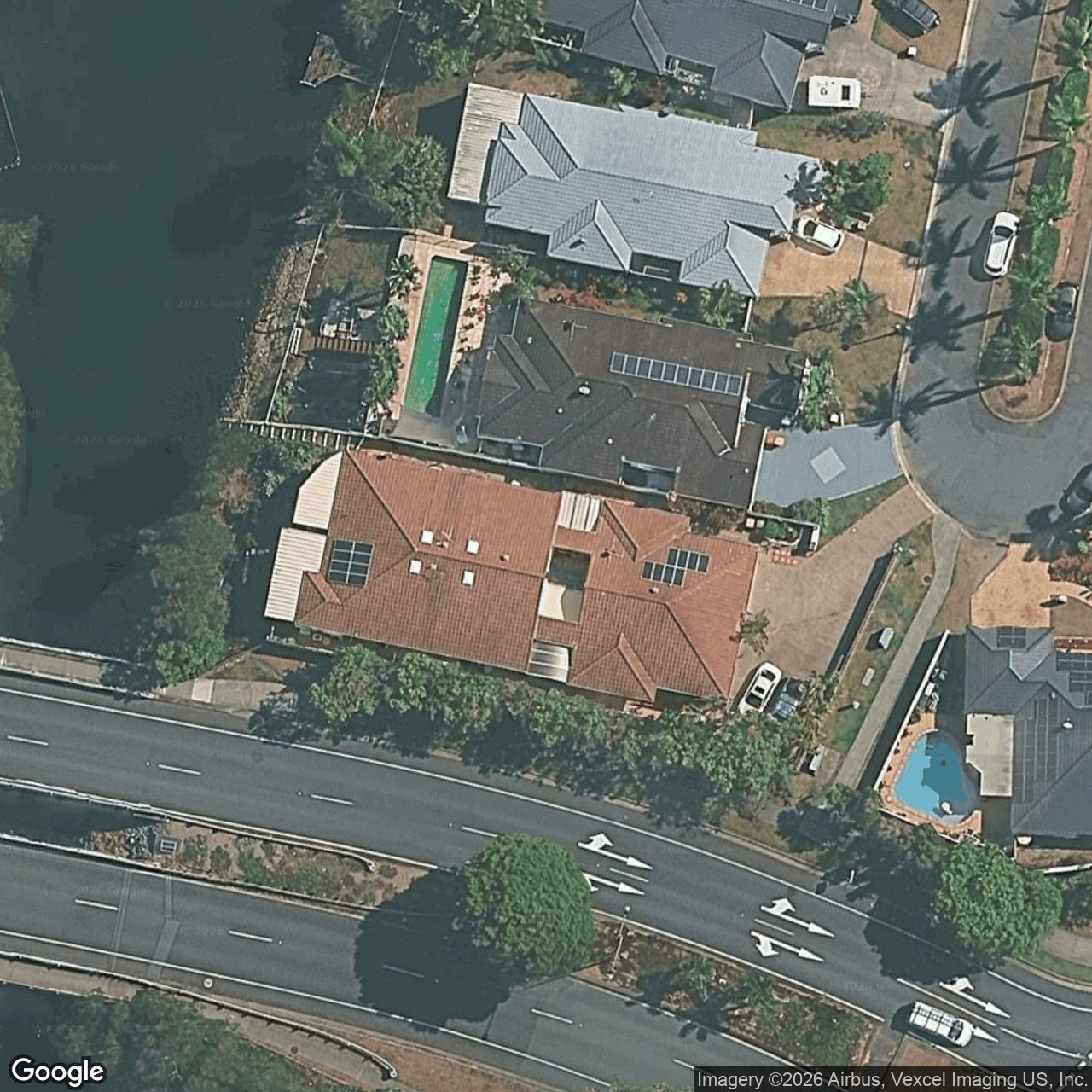 Aerial view of 43 Notre Dame Court, Varsity Lakes QLD 4227