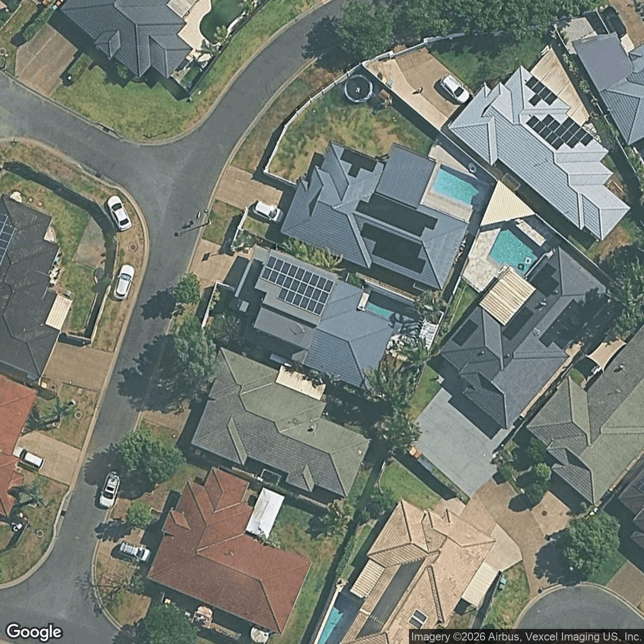Aerial view of 10 Eugene Drive, Varsity Lakes QLD 4227