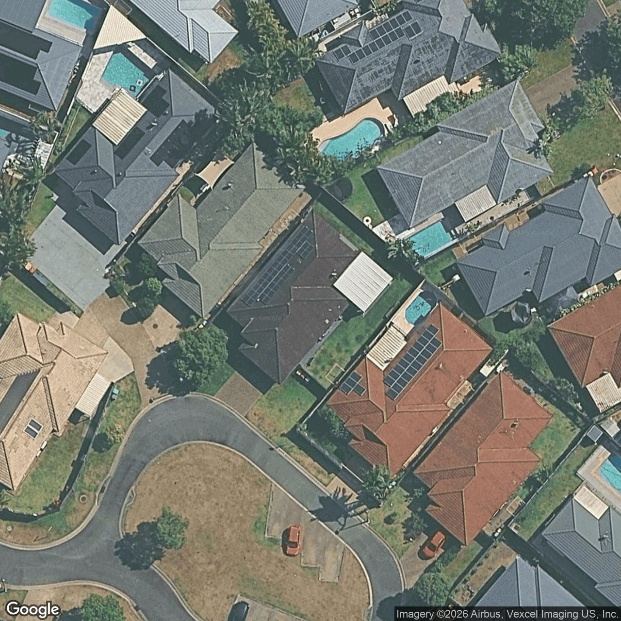 Aerial view of 7 Yamie Avenue, Varsity Lakes QLD 4227