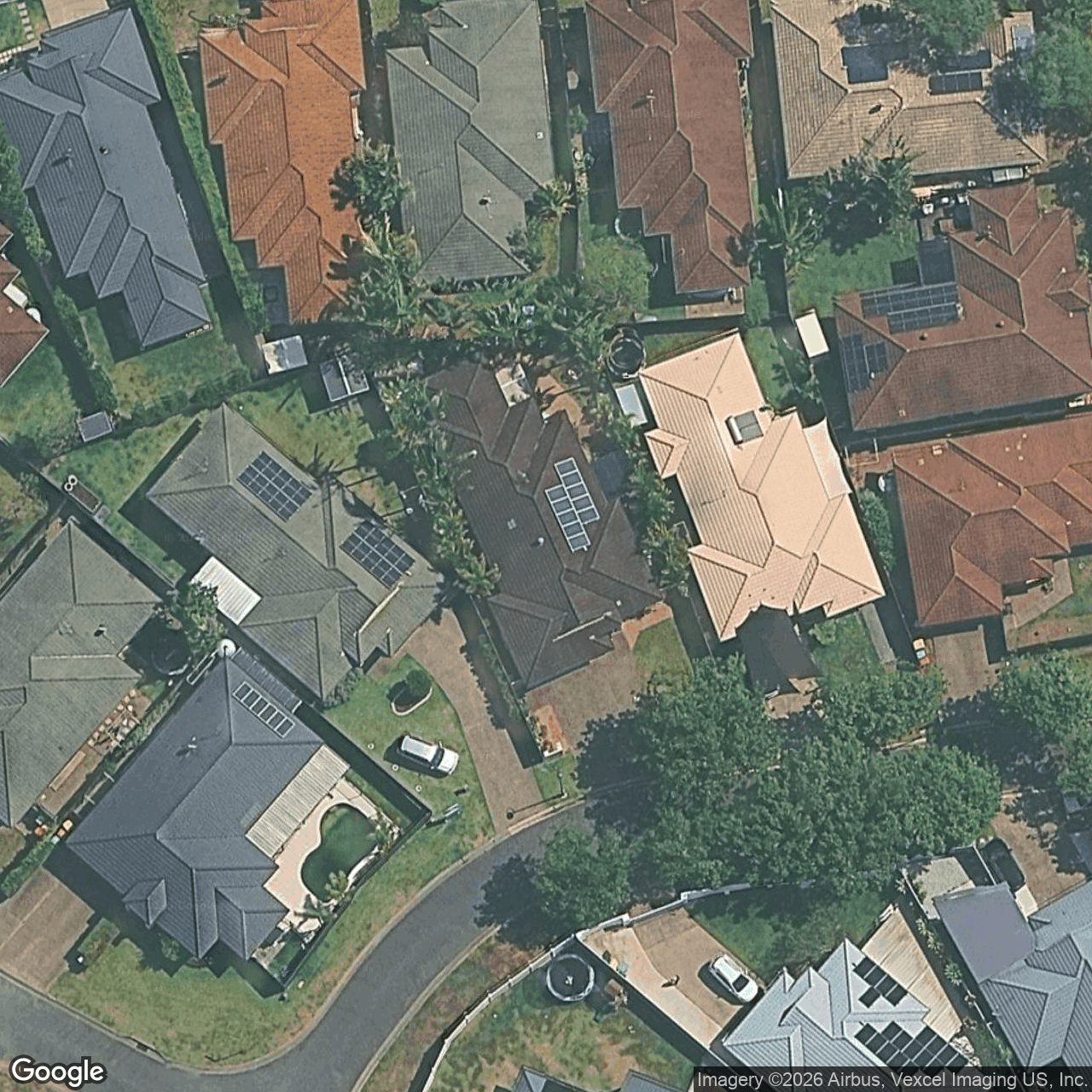 Aerial view of 5 Eugene Drive, Varsity Lakes QLD 4227