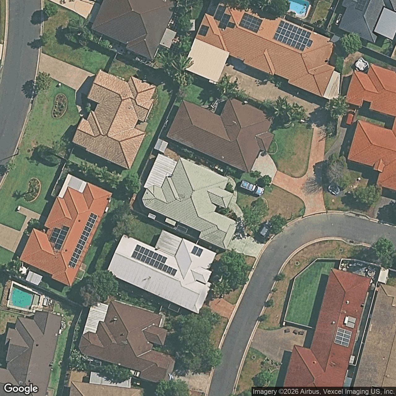 Aerial view of 19 Gymea Crescent, Varsity Lakes QLD 4227