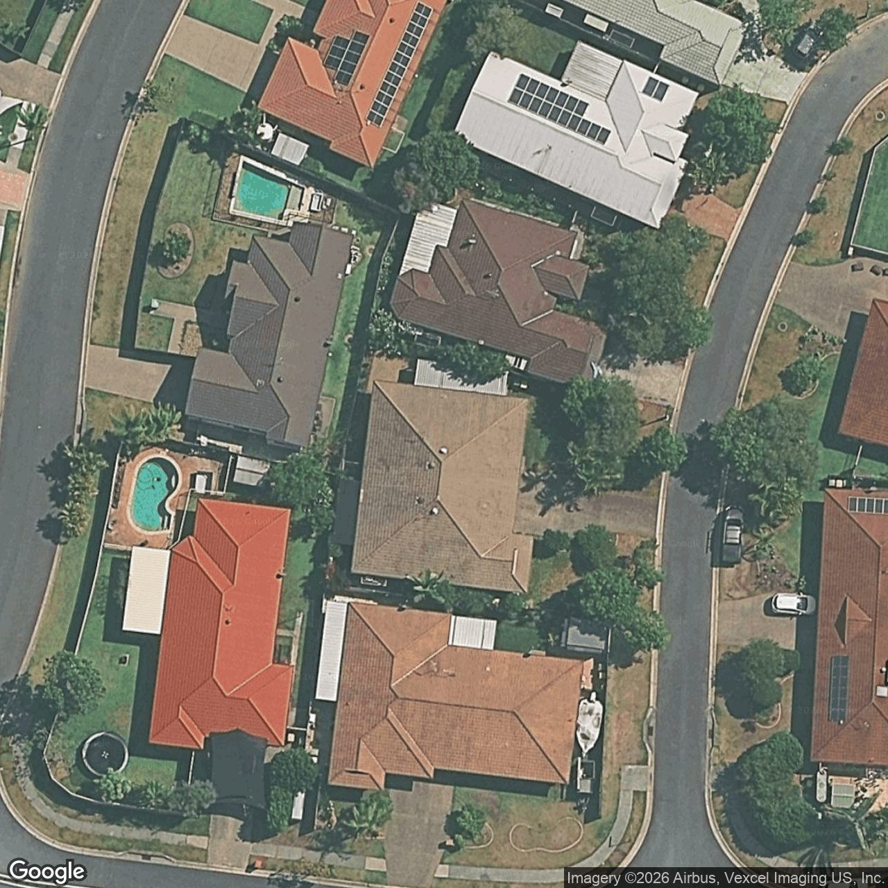 Aerial view of 23 Gymea Crescent, Varsity Lakes QLD 4227