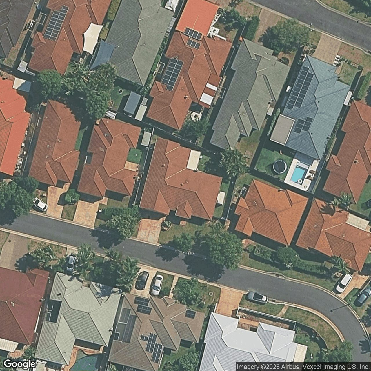 Aerial view of 7 Gymea Crescent, Varsity Lakes QLD 4227