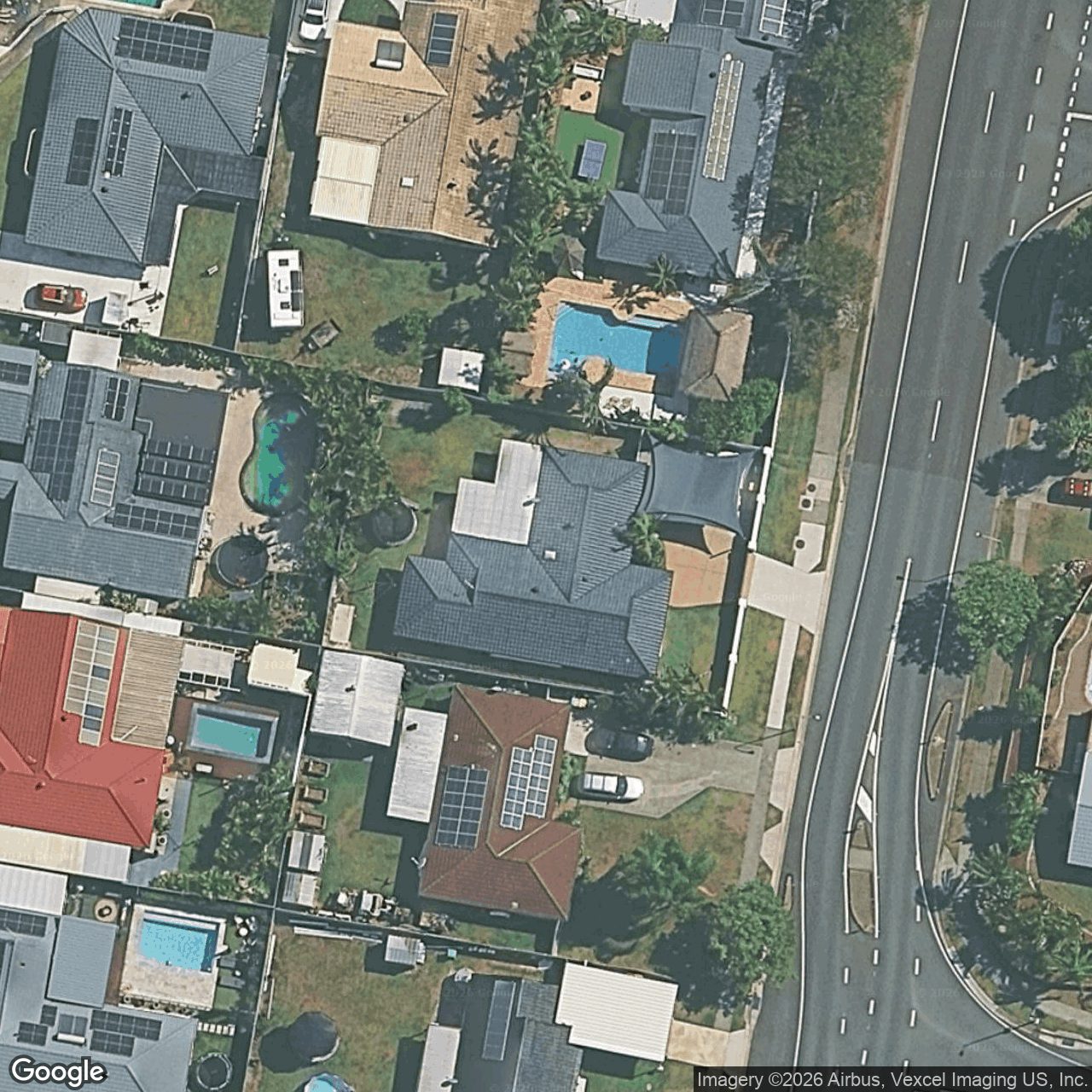 Aerial view of 110 Mattocks Road, Varsity Lakes QLD 4227