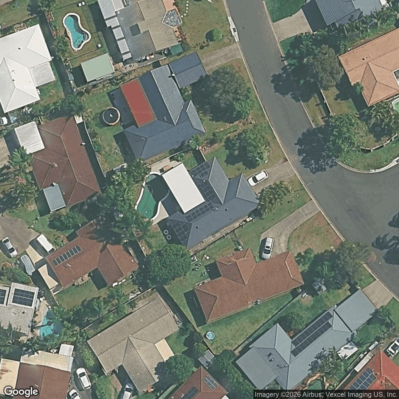 Aerial view of 29 Lakeridge Drive, Varsity Lakes QLD 4227