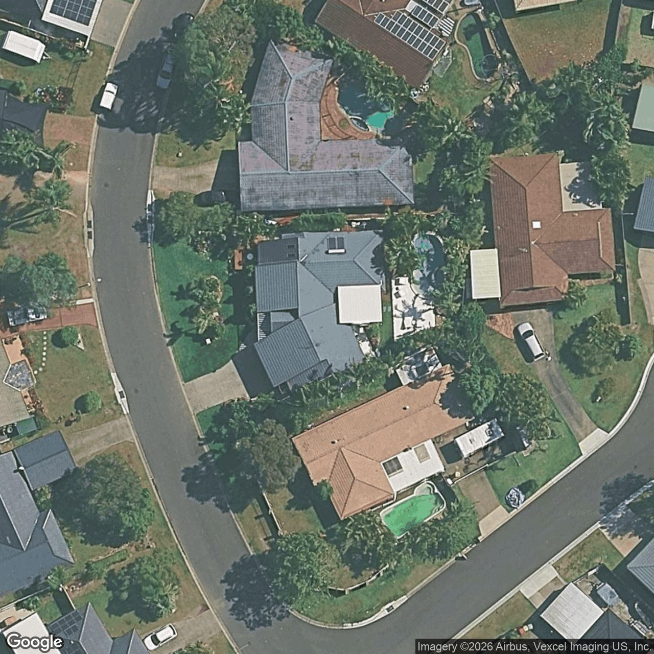 Aerial view of 16 Lakeridge Drive, Varsity Lakes QLD 4227