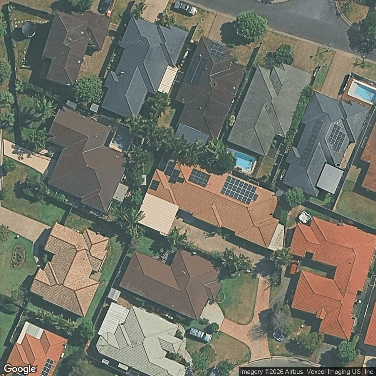 Aerial view of 15 Gymea Crescent, Varsity Lakes QLD 4227