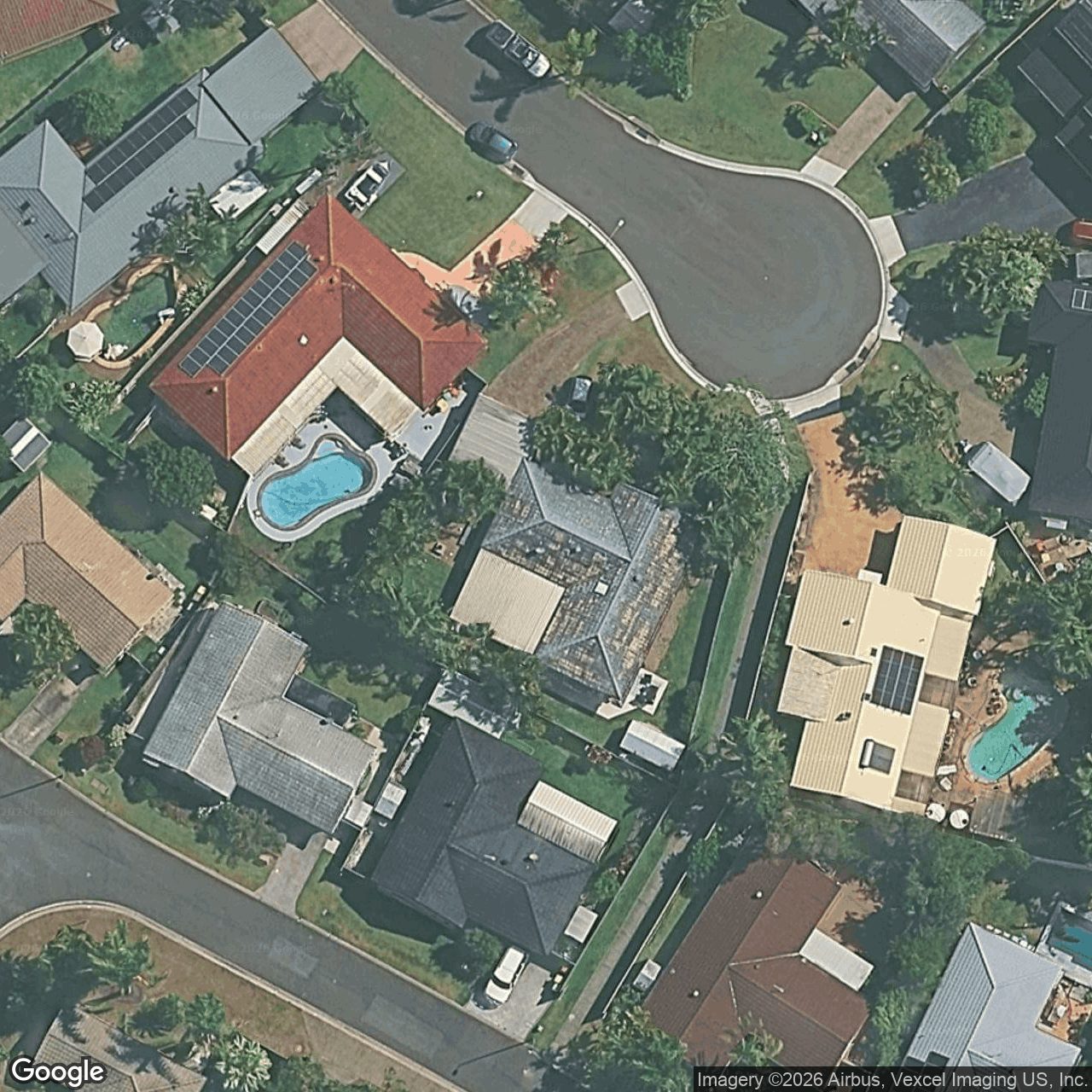 Aerial view of 37 Lakeridge Drive, Varsity Lakes QLD 4227