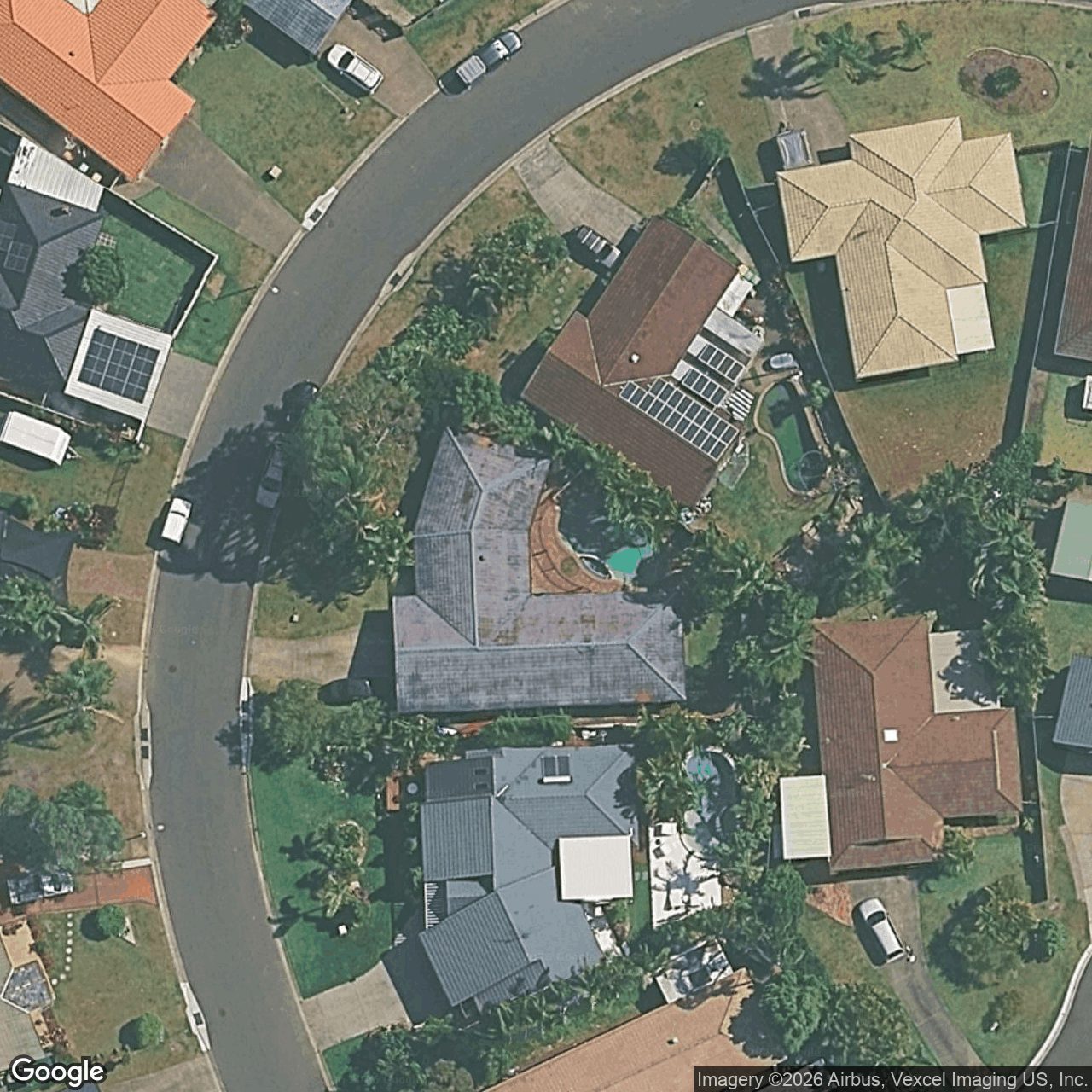 Aerial view of 14 Lakeridge Drive, Varsity Lakes QLD 4227