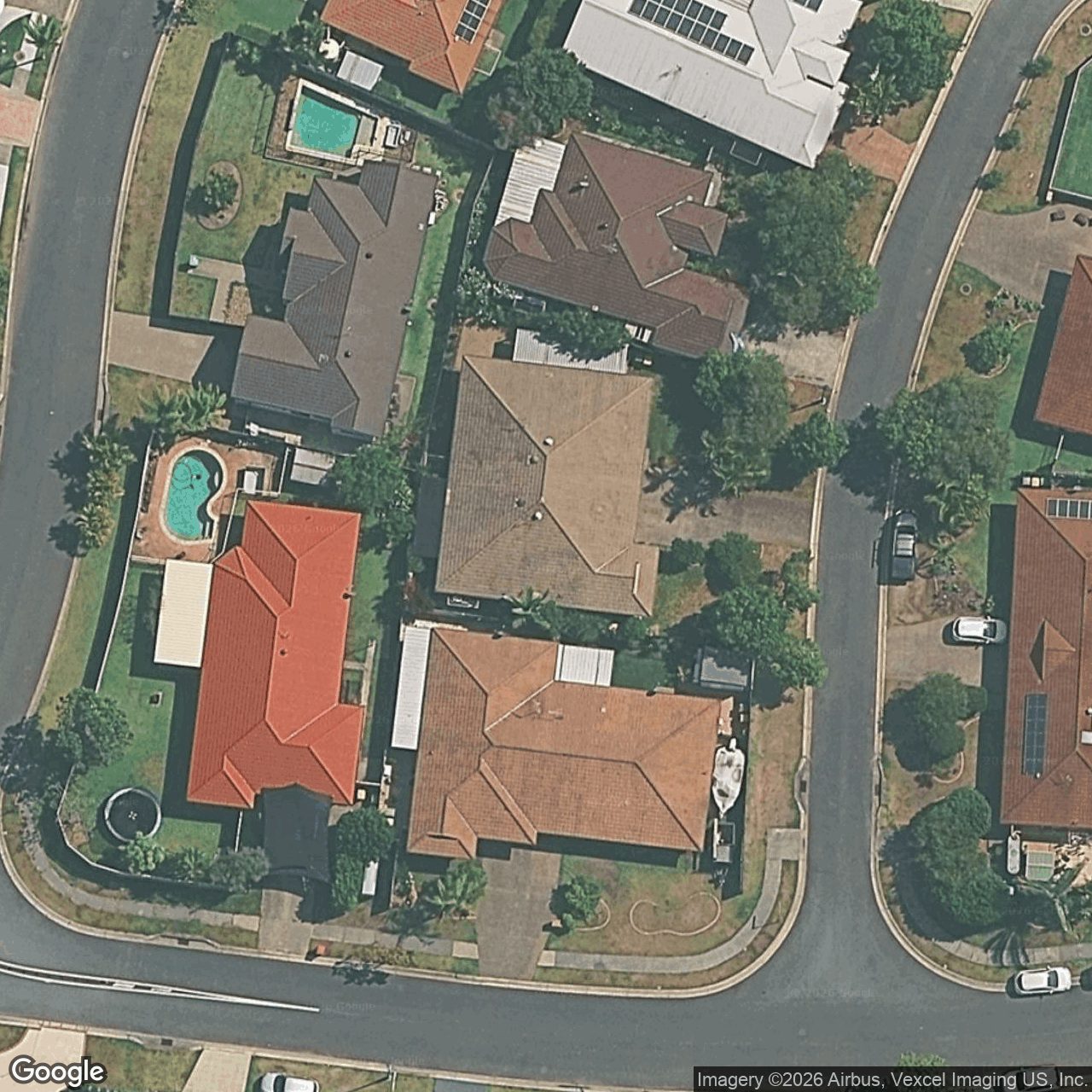 Aerial view of 23 Gymea Crescent, Varsity Lakes QLD 4227