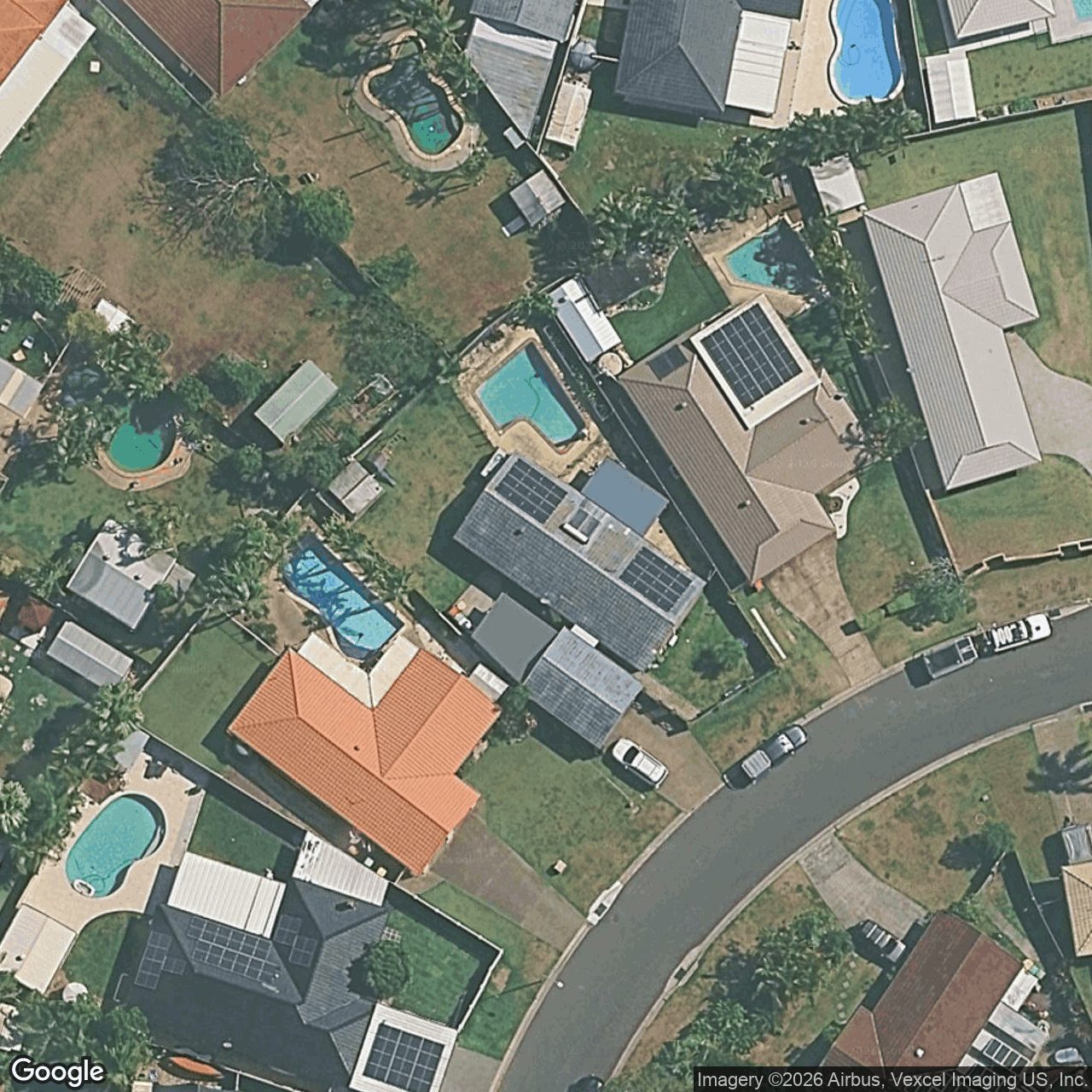 Aerial view of 15 Lakeridge Drive, Varsity Lakes QLD 4227