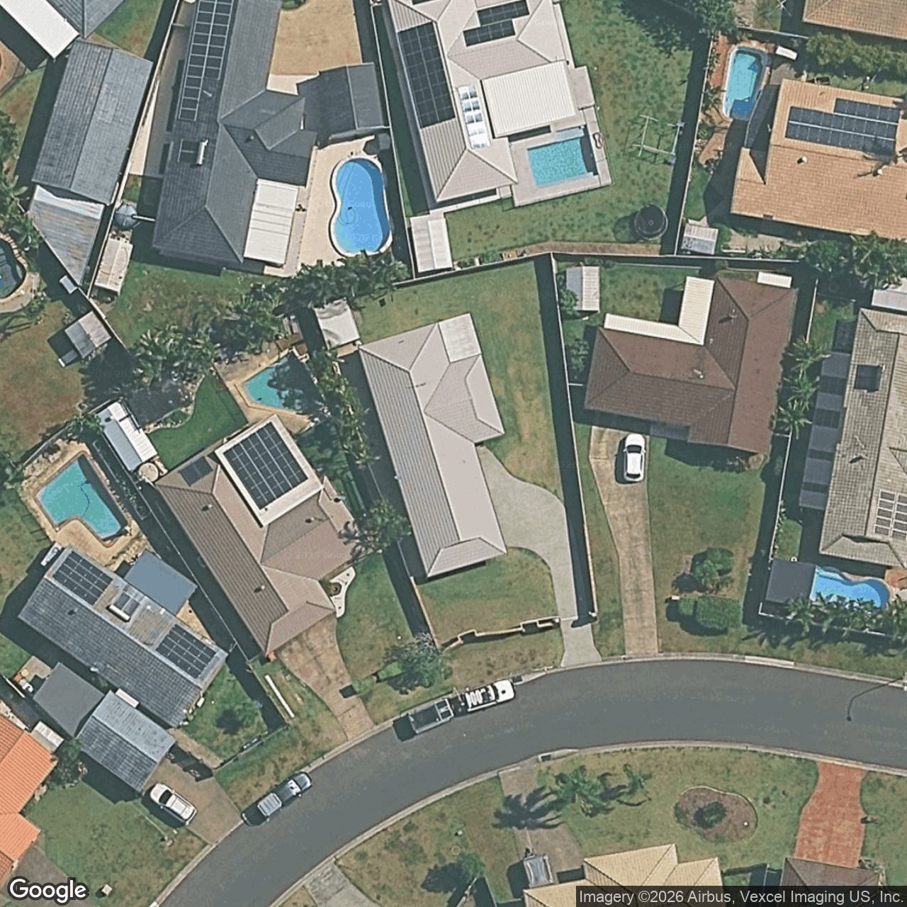 Aerial view of 11 Lakeridge Drive, Varsity Lakes QLD 4227