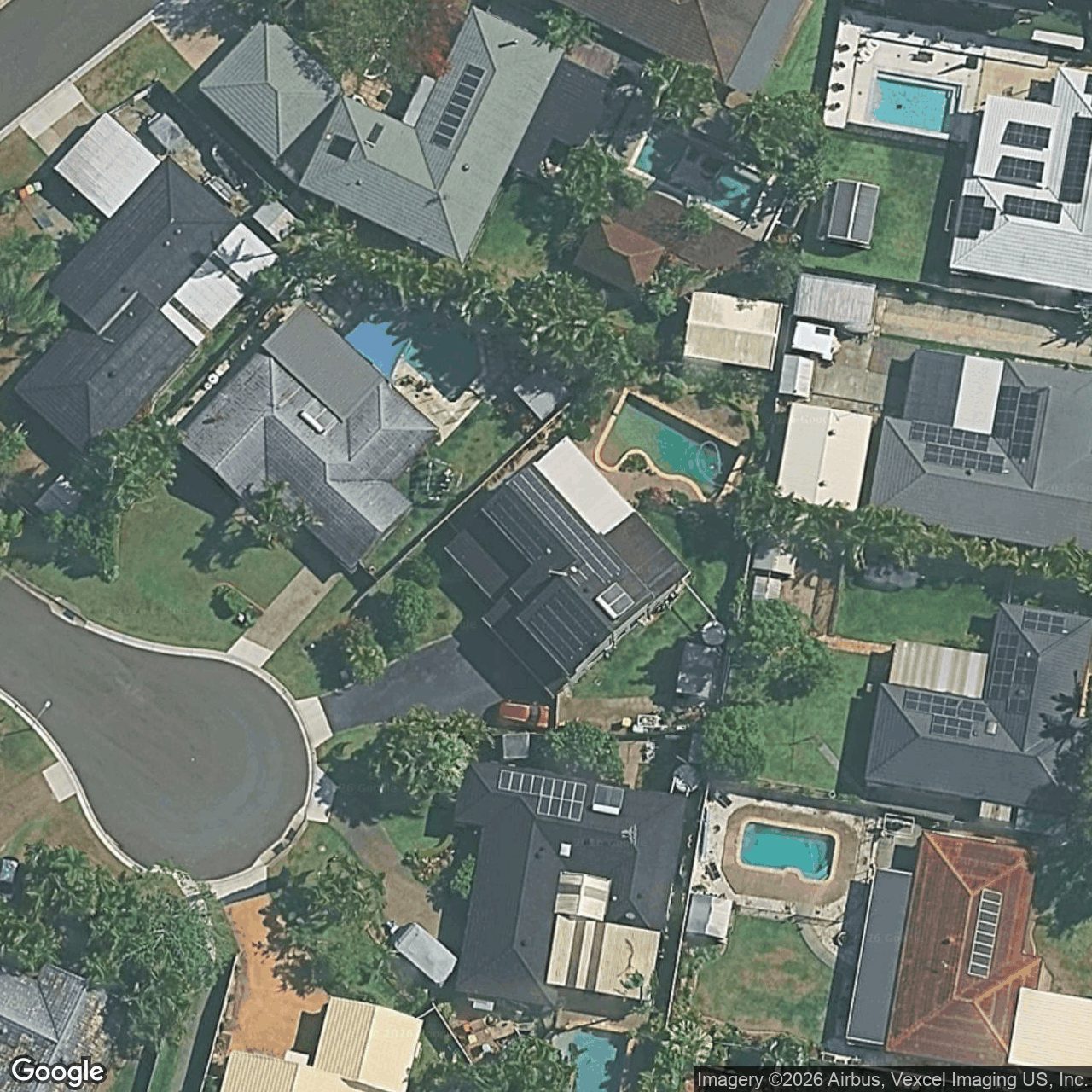 Aerial view of 24 Lakeridge Drive, Varsity Lakes QLD 4227