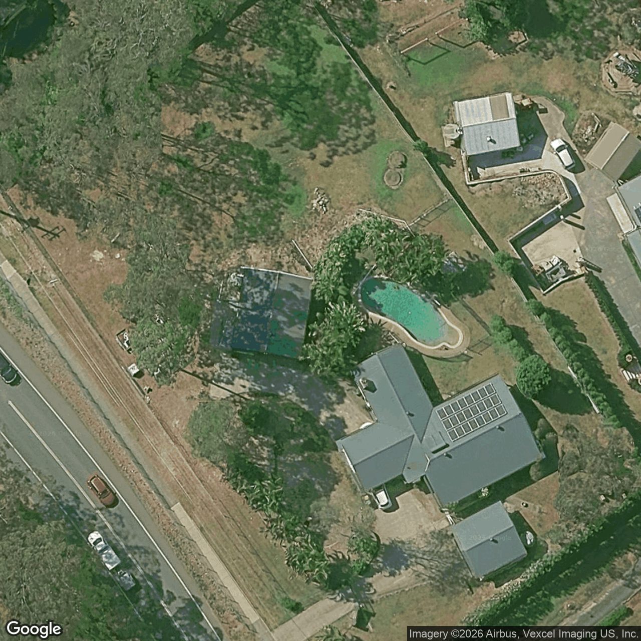 Aerial view of 322 Worongary Road, Worongary QLD 4213