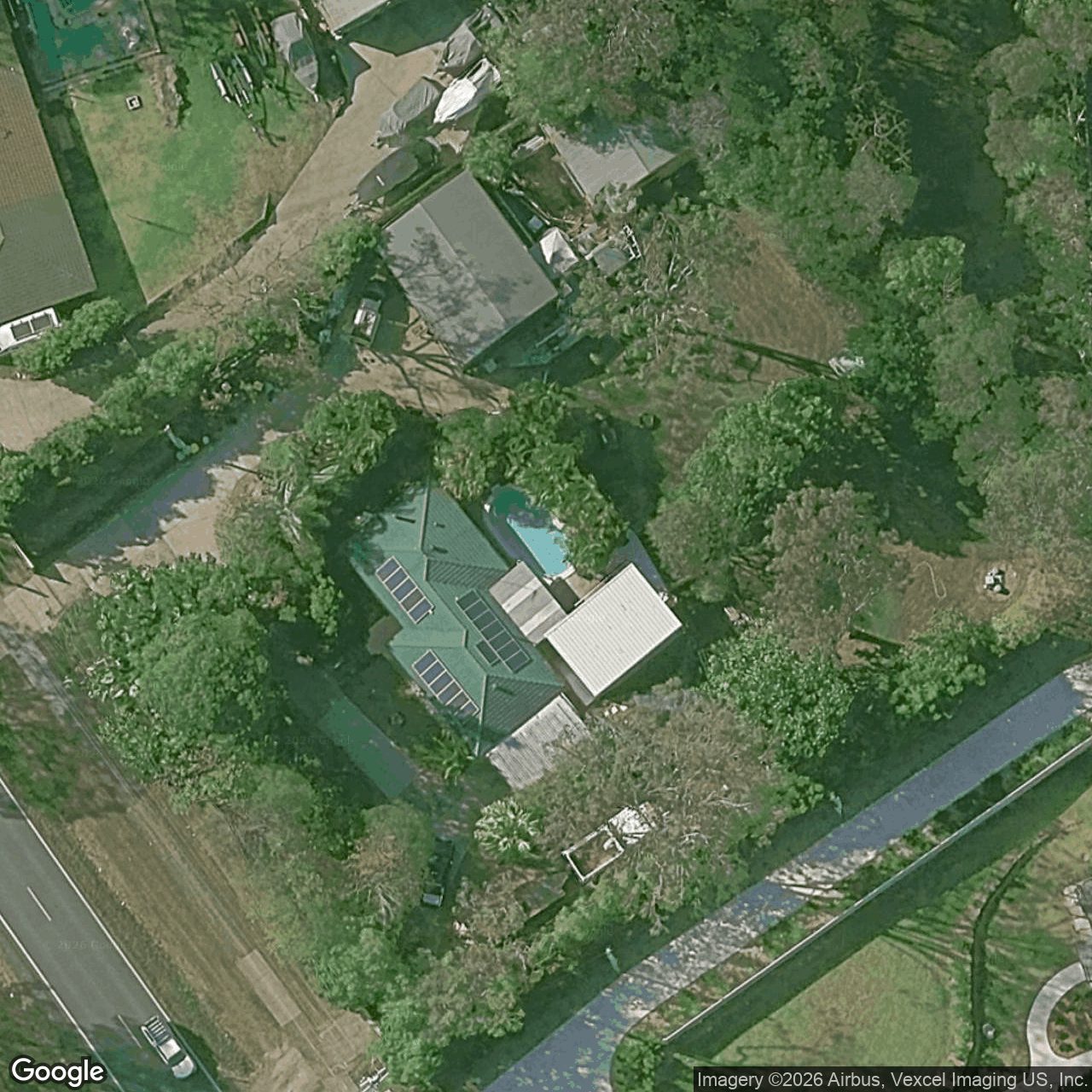 Aerial view of 154 Worongary Road, Worongary QLD 4213