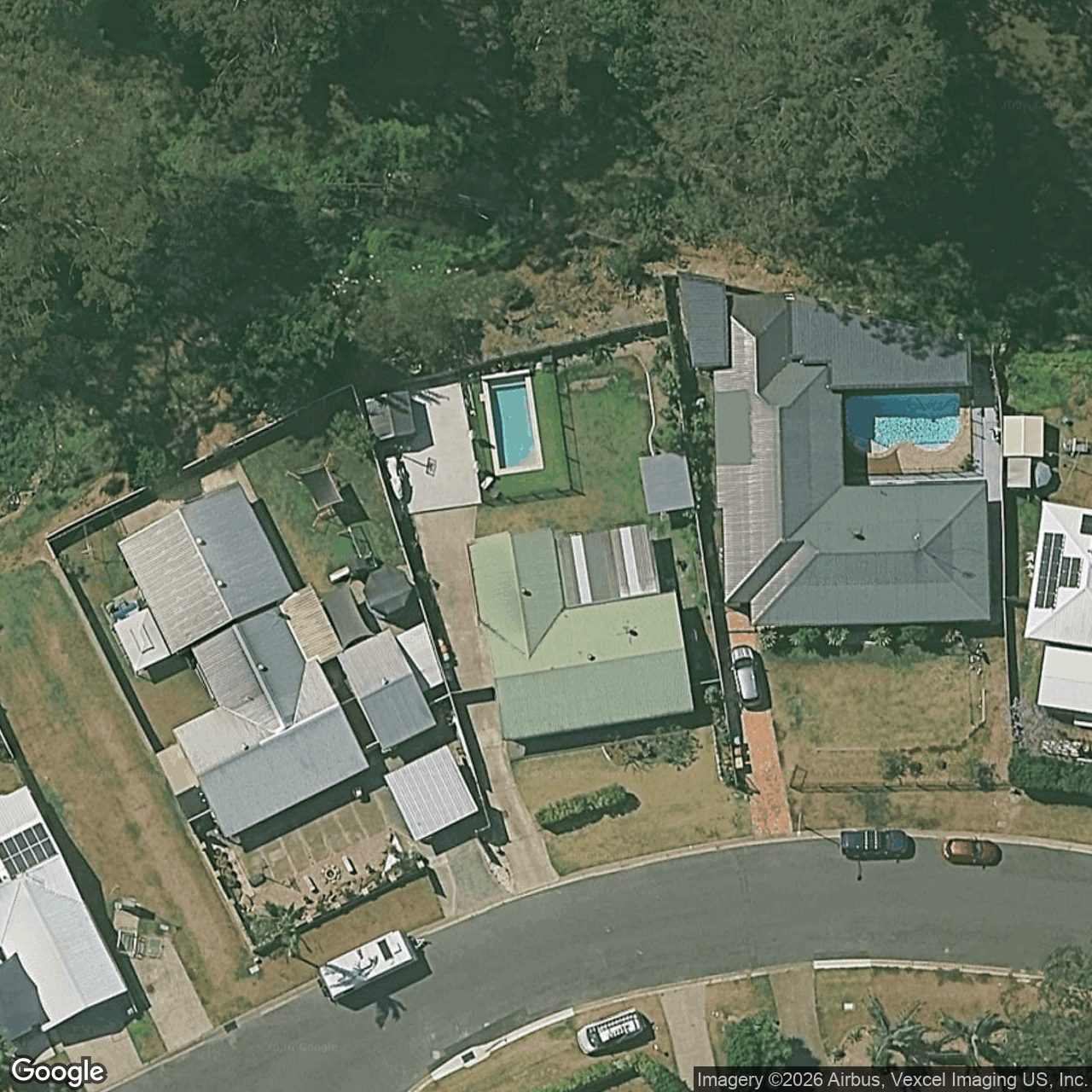Aerial view of 21 Lexington Drive, Worongary QLD 4213